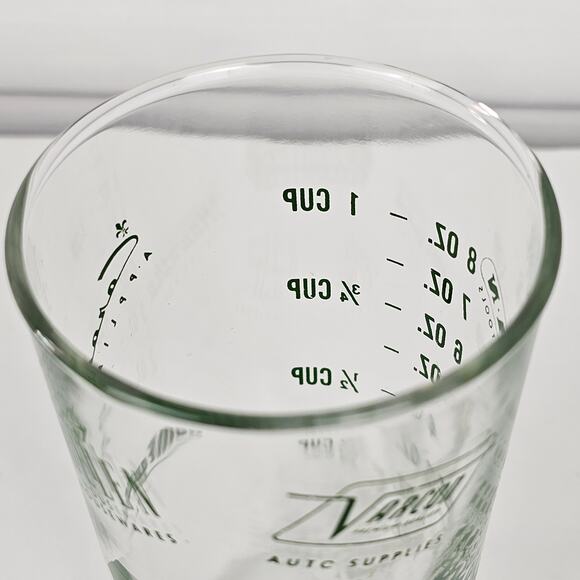 VTG Gambles Famous names advertising glass measuring cup 4 3/4" - Picture 5 of 11